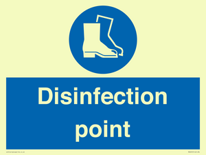 Disinfection point